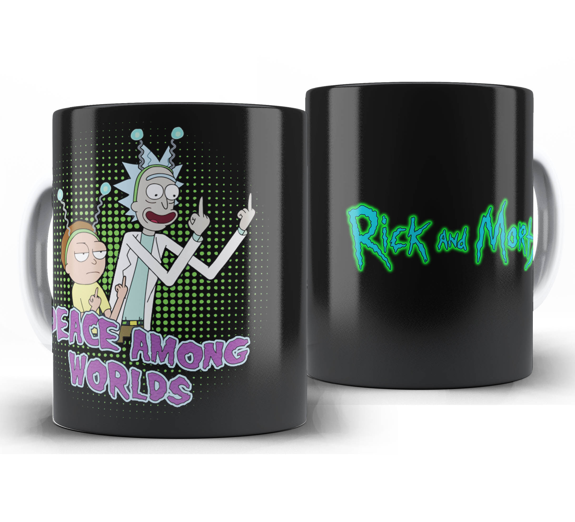 Caneca Desenho - Rick And Morty A17